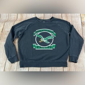 Women’s Junk Food NFL Philadelphia Eagles Football Sweatshirt Size XL